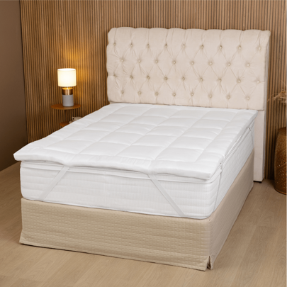 Pillow Top Para Cama Queen Extra Macio 200 Fios