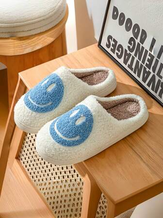 毛绒拖鞋，秋冬季温暖厚毛绒室内家居拖鞋