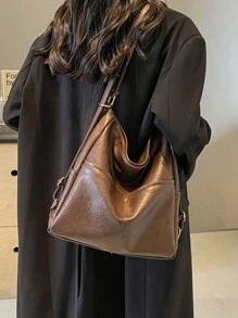 Bolso multiusos para mujer, nuevo bolso grande suave casual y versátil de alta calidad, mochila/bolso de hombro/bolso de mano para ir a trabajar, con múltiples bolsillos, monedero, nuevo bolso hobo