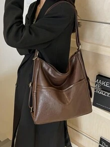 Bolso multiusos para mujer, nuevo bolso grande suave casual y versátil de alta calidad, mochila/bolso de hombro/bolso de mano para ir a trabajar, con múltiples bolsillos, monedero, nuevo bolso hobo