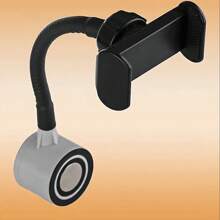 Universal Sewing Machine Phone Holder, Magnetic Rotatable Mobile Clip, Shockproof, No Electricity Or Battery Required - Black