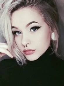 CIZME 8PCS Internally Threaded Septum Ring Silver Black Gold Septum Rings 16G Septum Piercing Stainless Steel Septum Jewelry Septum Nose Rings 16 Gauge Small Septum Ring Horseshoe With Replacement Balls - Multicolor - View 4