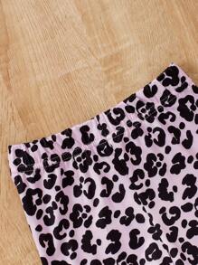 2pcs/Set Young Girl Cartoon Animal Printed Long Sleeve T-Shirt And Pants Comfortable Outfit - Pink - View 8