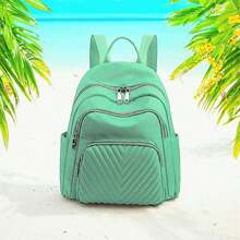 Women Functional Backpacks - 綠色 - 查看 3