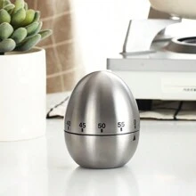 Creative Kitchen Mechanical Timer Egg Type Timer 60 Minutes Student Timing Baking Cooking Reminder