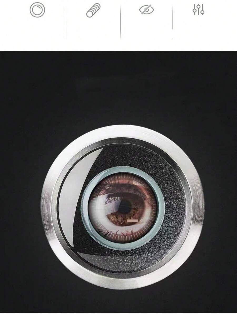 Thicker Stainless Steel Door Viewer, High Definition Security Door