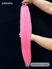 1 Tóc đuôi ngựa tết màu hồng có dây thun co giãn Tóc giả nối dài Tóc đuôi ngựa màu hồng Chất liệu tổng hợp Thích hợp cho phụ nữ Halloween, Lễ hội âm nhạc, Tiệc tùng, Cosplay, Ngày lễ và các lễ hội khác Tóc giả buộc đuôi ngựa màu Giáng sinh cho trẻ em có bím tóc đấm bốc, Dây buộc tóc co giãn, Tóc đuôi ngựa bện xoắn bằng sợi tổng hợp, - Hồng - Xem 2