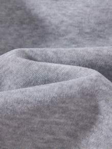 Áo nỉ cổ tròn in hình ông già Noel cho bé gái - Xám - Xem 6