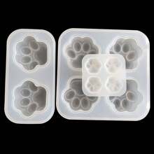 1pc Cat Paw Silicone Mold, Cute Cat Claw DIY Epoxy Resin Moldmaking Accessory - Multicolor - View 2