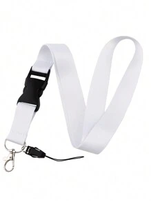 1pc Marble & Galaxy Pattern Lanyard, Suitable For Doctors, Nurses, Students, Teachers, Exhibition Staff ID Badge Holders, Can Be Used As Exhibition, Gift, Keychain Or Daily Use Car Accessories Bag Charm School
