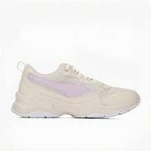 Puma Women Contrast Color Lace-Up Casual Retro Chunky Sneakers - Khaki - View 3