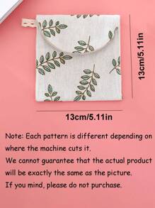 1pc Cosmetic Bag Makeup Bag Sanitary Napkin Storage Bag With Large Capacity And Portable Design College Dorm Essentials Travel Essentials Small Tampons Organizer For Women Student Girl Coin Purse Cable Bag Waterproof Storage Bag For Back To School Travel Home University Camping Outdoor Vacation