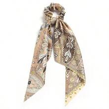 National Pattern Ribbon Style Korean Retro Floral Bow Hair Tie Fresh And Sweet Elegant Girls Ponytail Hair Tie - Multicolor - View 5