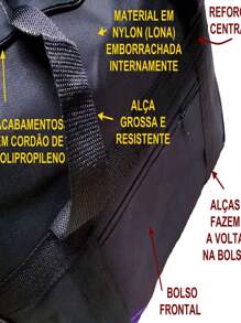 Bolsa Sacola Ecobag impermeável Retornável 40 Litros Reforçada 50x40x20