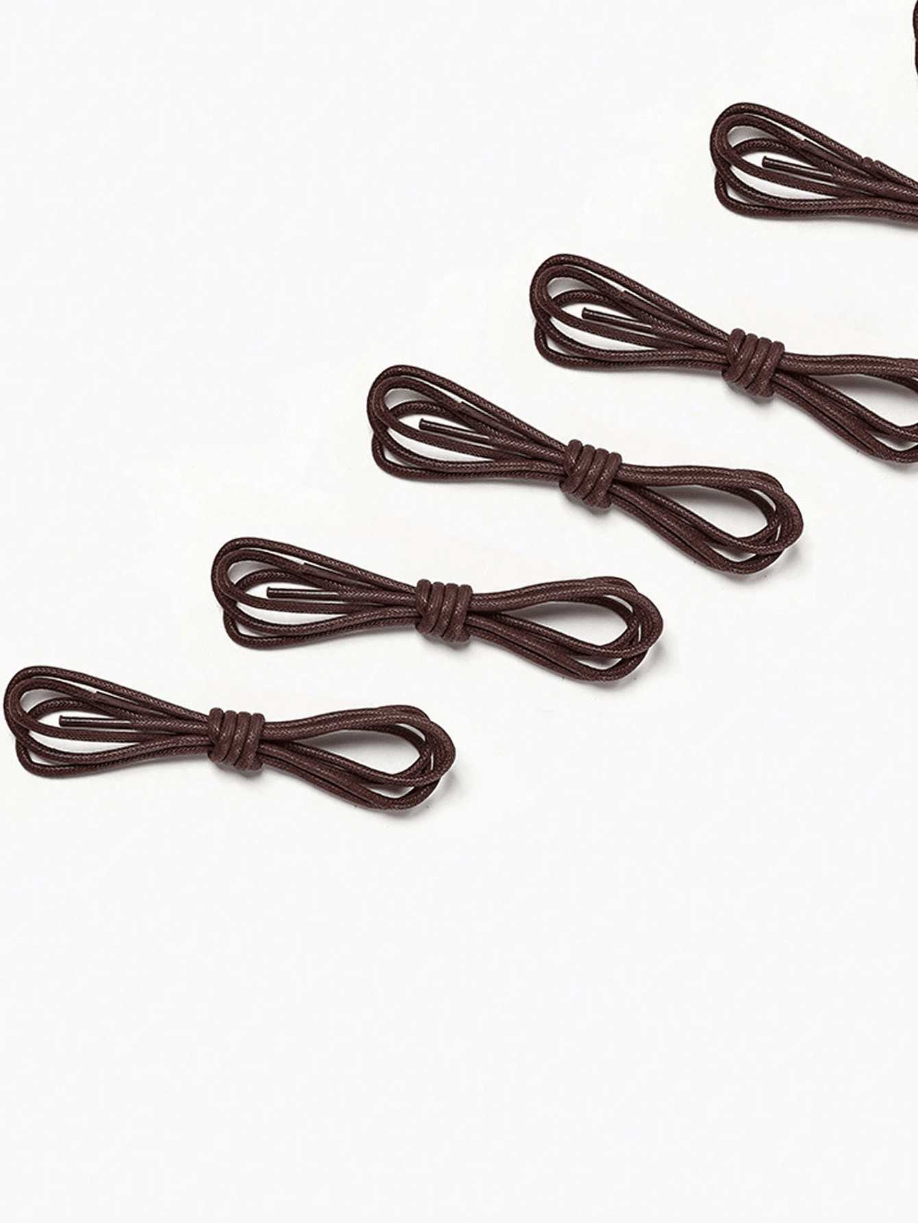 Round Fine Shoelaces Suitable For Dress Shoes, Oxford Shoes, Derby
