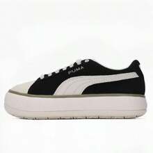 Puma Contrast Color Lace-Up Fashionable Versatile Chunky-Sole Retro Platform Sneakers