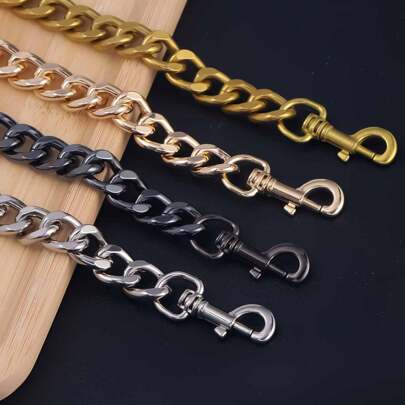 Alça de bolsa de metal de alumínio, correntes de bolsa, alças de substituição, decoração, chaveiros, pingentes