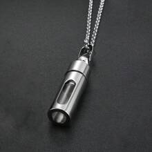 MONALLY 18K 镀金 1 件吊坠创意可拆卸香水瓶设计吊坠不锈钢项链男士珠宝礼物适合日常通勤 - 項鍊 - 查看 8