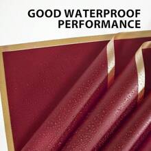 Papel Celofán Para Ramos Coreanos, 20 Unidades - Burdeos - Ver 4