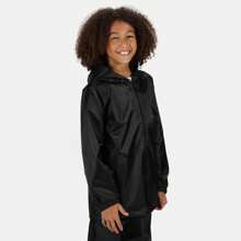 Regatta Childrens/Kids Pro Stormbreak Waterproof Jacket (Black) - Black - View 3