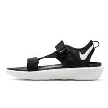 Nike Sandalias Vista blancas y negras - Negro - Ver 1