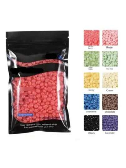 Cera Española En Perlas Para Depilación Rosas, Lavanda Y Aloe Sin Tiras 100grs