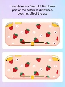 1 个草莓花卉图案保护壳，适用于 Switch OLED/Switch NS/Lite 控制台，是与 Switch 玩家兼容的最佳礼物 - 彩色 - 查看 12