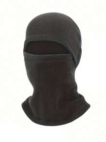 1 chiếc mặt nạ trượt tuyết ấm áp, mũ len trùm đầu phong cách cặp đôi, khăn trùm cổ chống gió, mặt nạ che mặt khi đạp xe, mũ ngoài trời mùa đông dành cho cả nam và nữ, khăn trùm đầu giữ nhiệt, khăn choàng mũ tuyết 2 trong 1 - Nhiều màu - Xem 2