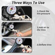 新型轮胎压力表，带数字显示的轮胎充气泵，高精度轮胎压力监测系统