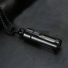 MONALLY 18K 镀金 1 件吊坠创意可拆卸香水瓶设计吊坠不锈钢项链男士珠宝礼物适合日常通勤 - 項鍊 - 查看 16