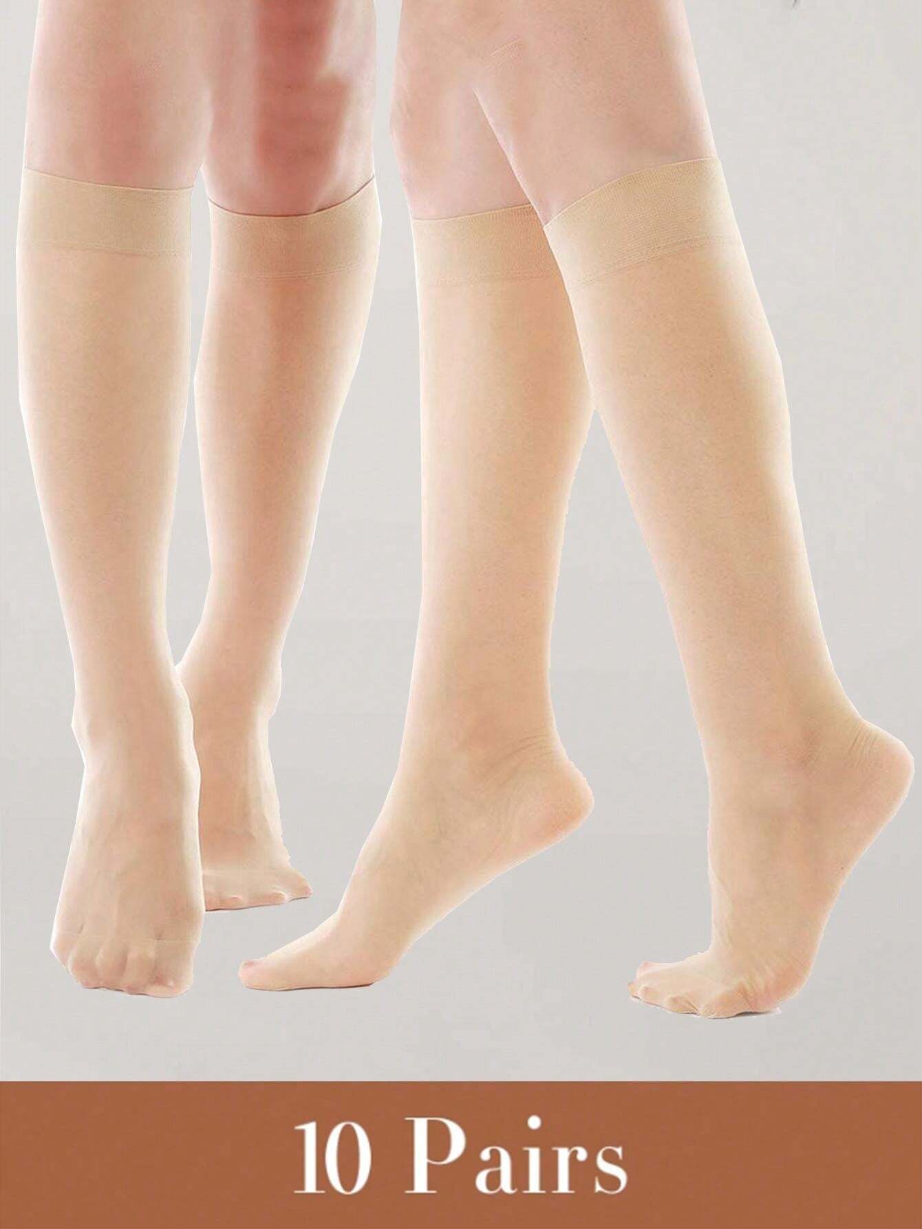 jusqu'à 56% 1 ou 2 lots de 5 chaussettes avec effet de transparence