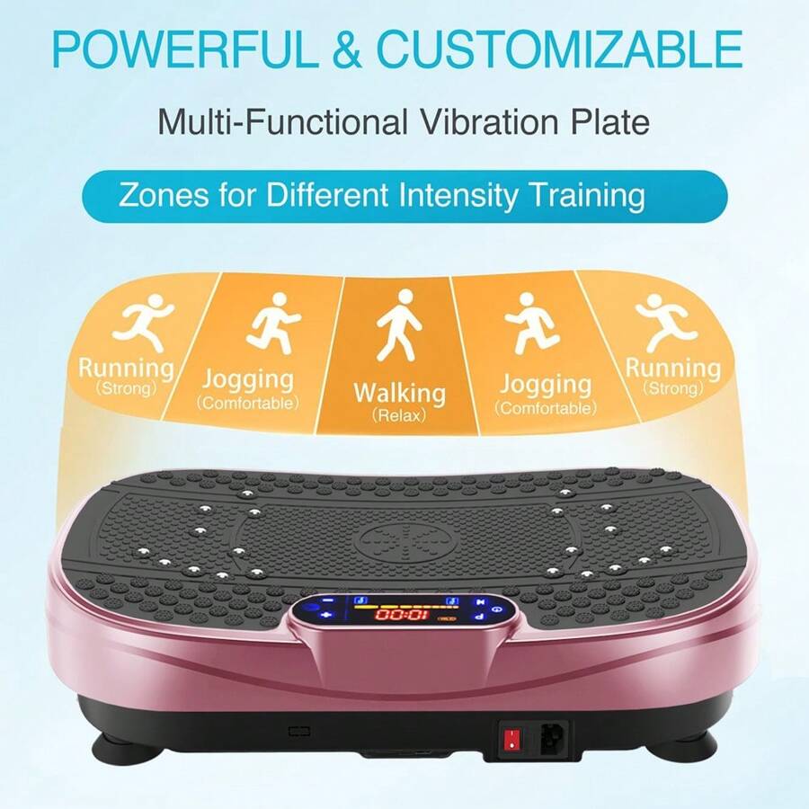 Vibration Plate Fitness Platform Exercise Machine Vibrating Shaking