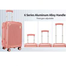2024 New Luggage Suitcase 10KG Boarding Case Strong And Durable Code Thickened Travel Case - Cà phê nâu - Xem 8
