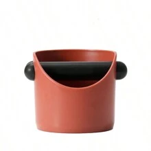 1 pièce Mini seau à résidus de poudre de café, boîte à retirer les résidus, seau de stockage en plastique épais rond de poudre de café pour la maison. Outil de café, retour à l'école.