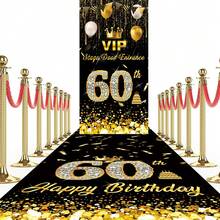 2szt. Czarno-złota rama drzwi urodzinowych, materiały dekoracyjne na drzwi urodzinowe, tło do fotografii urodzinowej, znak tła, dekoracja domu na przyjęcie urodzinowe na zewnątrz