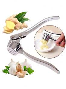 1 件装手动蒜蓉机、手持姜压碎机厨房小工具 - 多色A - 查看 2