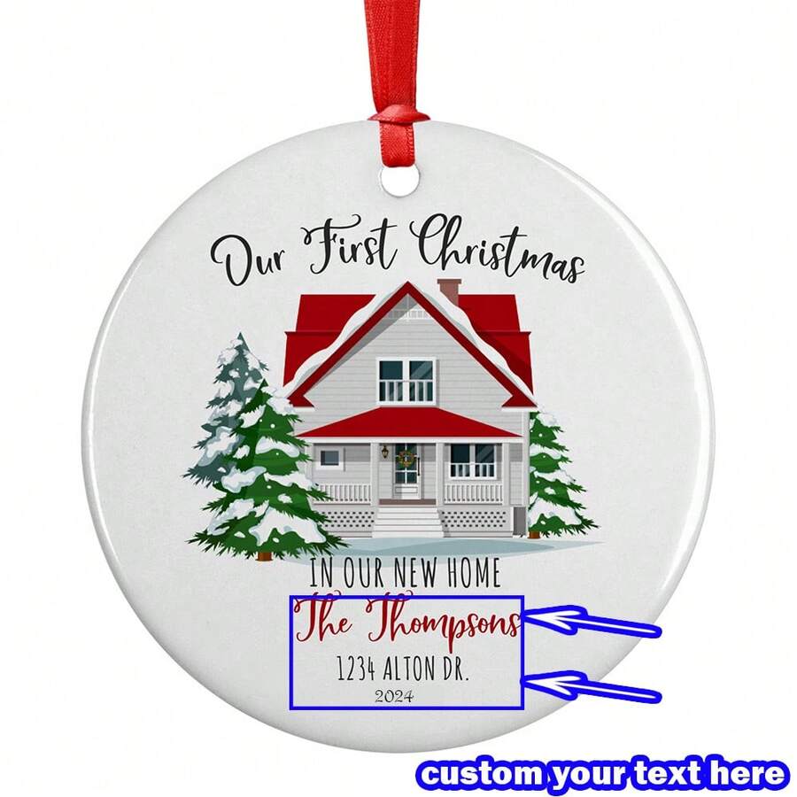 Đồ trang trí treo Giáng sinh tùy chỉnh - Đồ trang trí & đồ trang trí Giáng sinh cá nhân hóa 2024, Quà tặng cho gia đình & bạn bè - Nhiều màu - Xem 1