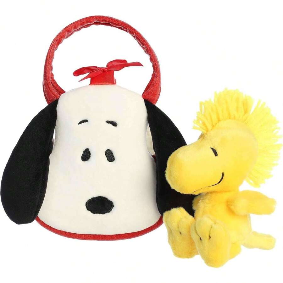 Aurora® Fancy Pals™ Peanuts  &  8 Inch Stuffed Animal With Purse Carrier - Nhiều màu - Xem 1