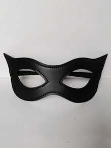 1 mặt nạ da, mặt nạ hóa trang cho phụ nữ, mặt nạ hóa trang tiệc tùng, mặt nạ mắt cosplay, phụ kiện mũ đội đầu cho tiệc ngày lễ, giáng sinh - màu đen - Xem 5