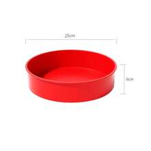 Silicone Smash Cake Pans, Nonstick Round Cake Pans For Layer Cake,Smash Cake And Cheese Cake - Red - View 11