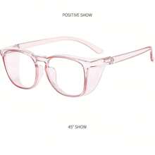 1pc Anti-Fog Safety Glasses Nurse Goggles Oversize Clear Frame Anti