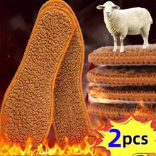 Winter Alpaca Wool Insoles Soft Plush Warm Thicken Foot Thermal Shoe Insole For Women Men Breathable Snow Boots Shoes Heat Pads For Women Men Sneakers Shoes, Casual Shoes