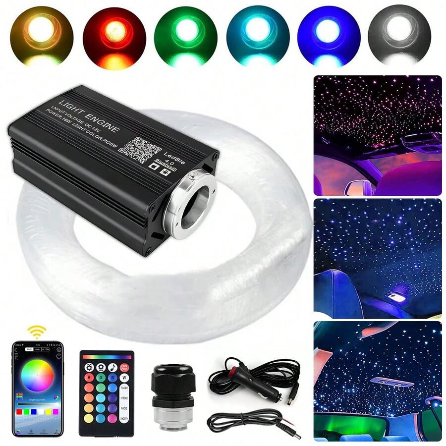Car/Home Headliner Star Light Kit Roof Twinkle Ceiling Lights Fiber