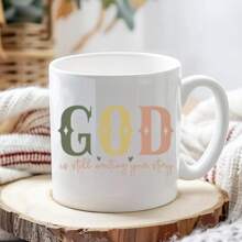 12pcs/Set Christian Quote Designed DIY Glass Bottle Sticker Pack, Coffee Mug UV DTF Waterslide Decals - Multicolor - View 3