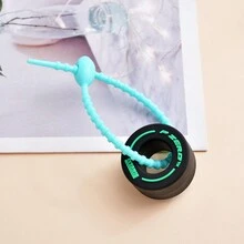 1pc Racing Tire Shaped Keychain, Novelty Car Tire Keyring, Gift Accessories Halloween - Multicolor - View 5