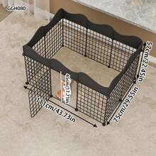 Modular Pet Fence Dog Cage Small/Medium Breed Puppy Indoor Home Use Playpen Kennel - Multicolor - View 3