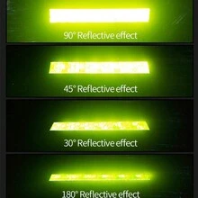 1pc Reflective Sticker, Suitable For Car, Motorcycle, Garage Decor - Reflective Tape - View 7