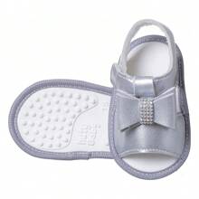 Comfortable Newborn Baby Sandals, Doll Colors - 銀色 - 查看 1