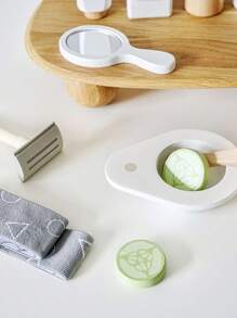 Wooden Pretend Makeup & Mask Set For Girls - Foster Creativity, Confidence, & Safe Play - Ideal Gift For Creative Minds