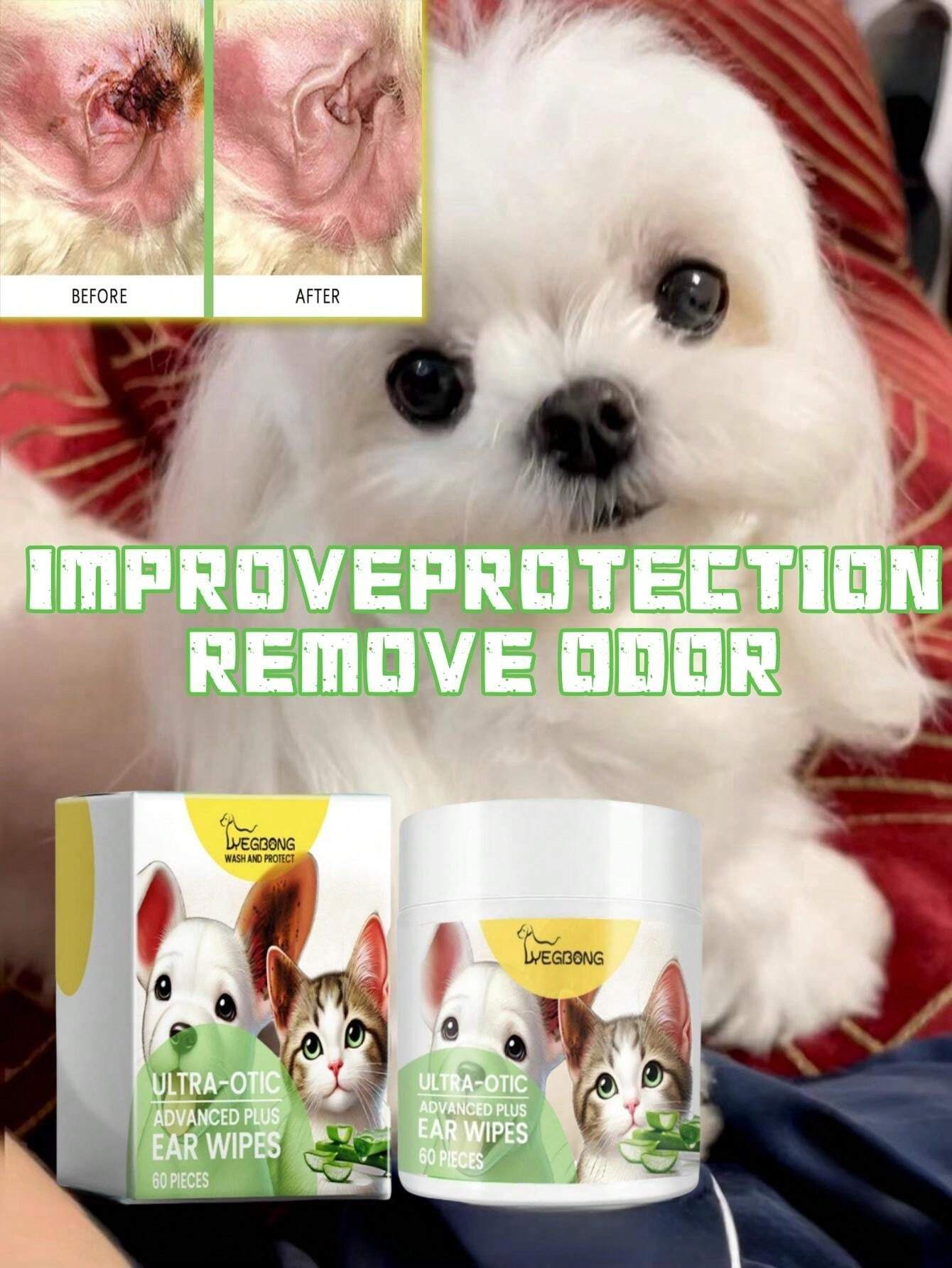 Cat And Dog Ear Cleaning Cotton Piece Pet Ear Canal Is Not Suitable For